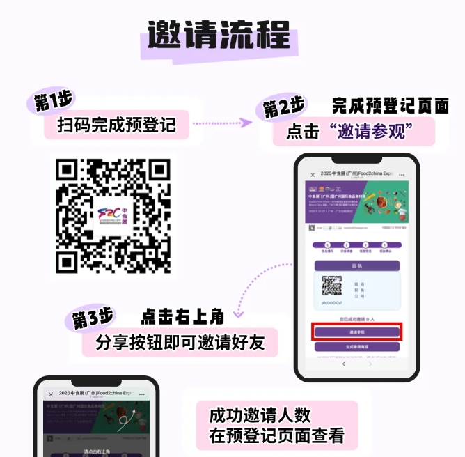 “食”來運轉(zhuǎn)！2025F2C中食展?（廣州）參觀預(yù)登記全面開啟！領(lǐng)票鎖定年度最I(lǐng)N采購清單！